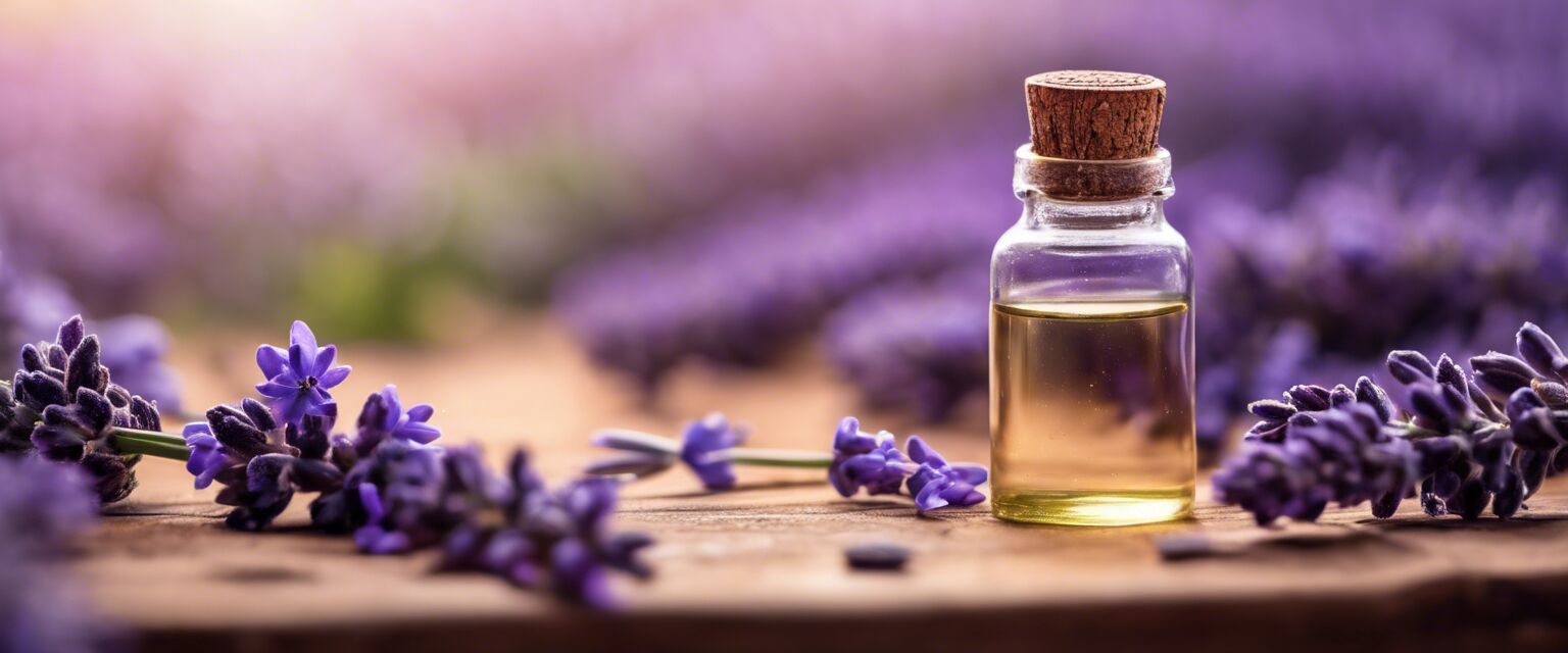 Lavender essential oil for pain relief
